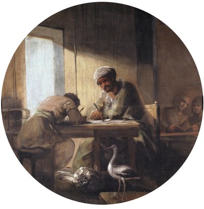 O comércio. Óleo sobre tela. Madri, Museu do Prado. de Francisco de Goya